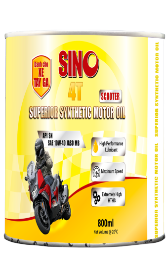 SINO 4T SN 10W-40 JASO MB